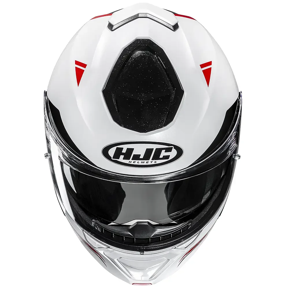 Perfil aerodinámico y sistema de ventilación del i91 TRICUS / Casco HJC - Moto Garage Miami