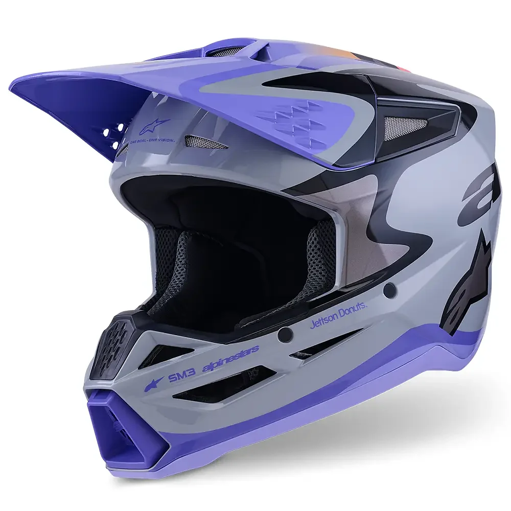 Materiales y estética visual de la versión 2XL del SM3 Jettson Casco - Moto Garage Miami
