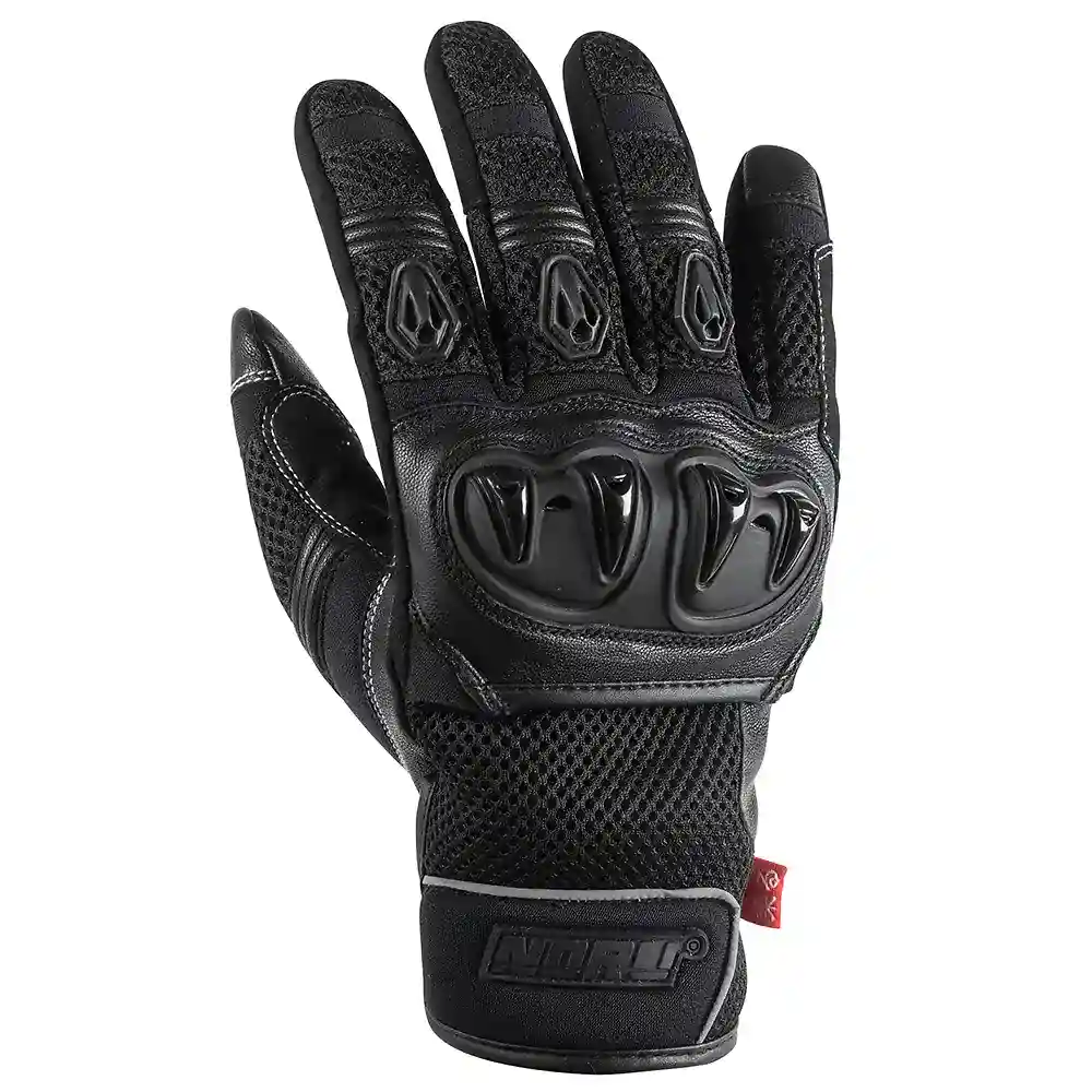 Detalle de pintura y diseño en tonalidad Negro, 3XL del KIRYU / Guantes - Moto Garage Miami