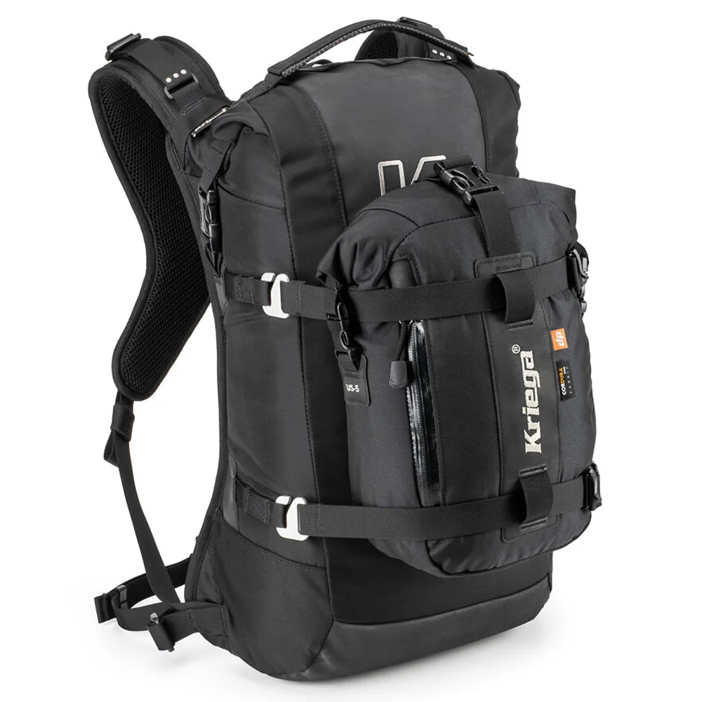 Perfil aerodinámico y sistema de ventilación del Mochila R16 - Moto Garage Miami