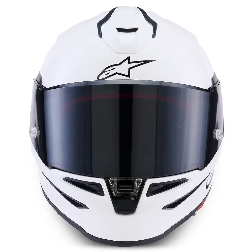 Perfil aerodinámico y sistema de ventilación del S-R7 Sólido / Casco Alpinestars - Moto Garage Miami