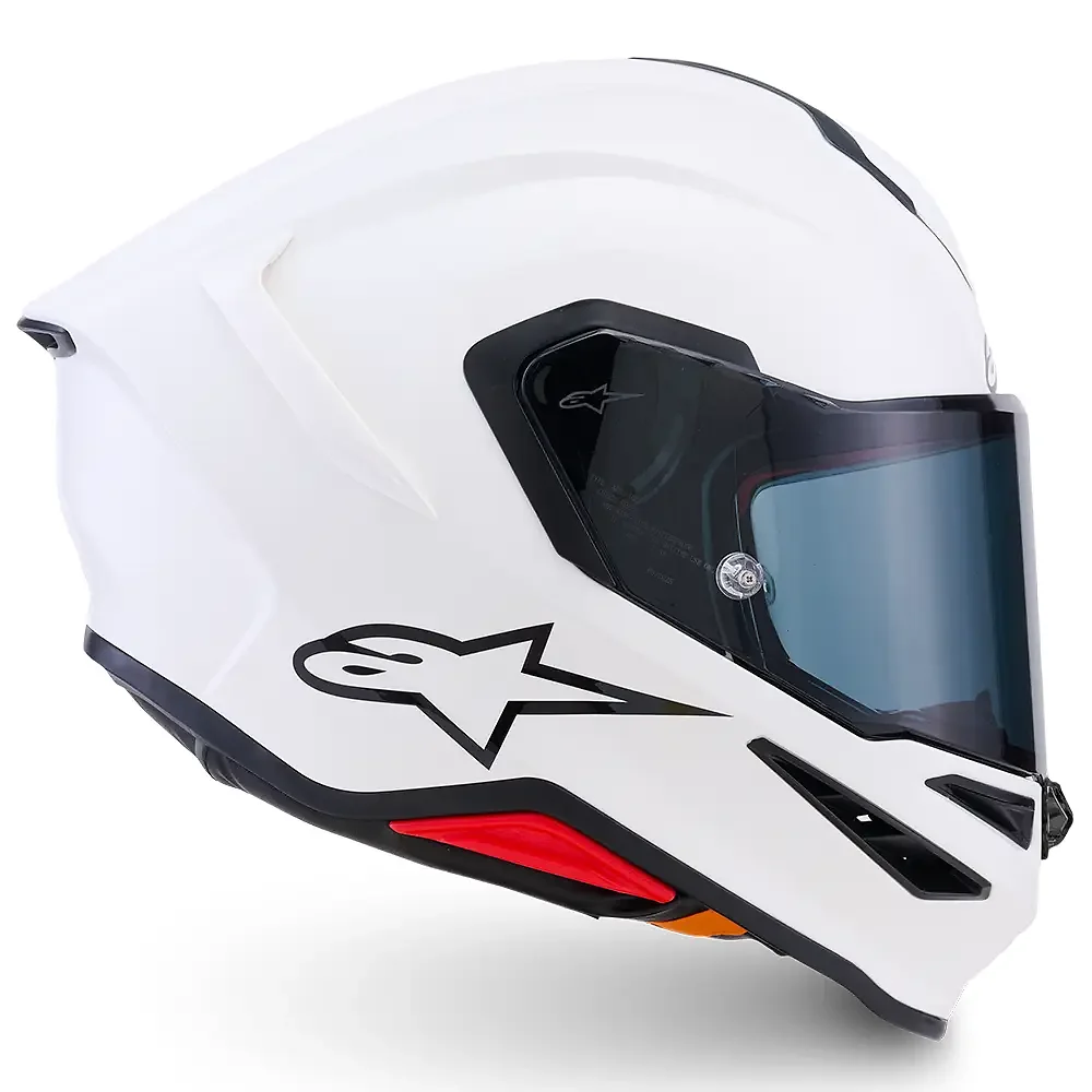 Acabados interiores y sistema de retención del modelo S-R7 Sólido / Casco Alpinestars - Moto Garage Miami