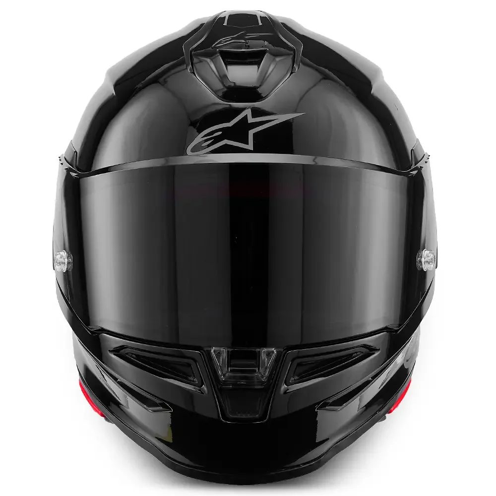 Perfil aerodinámico y sistema de ventilación del S-R7 Sólido / Casco Alpinestars - Moto Garage Miami