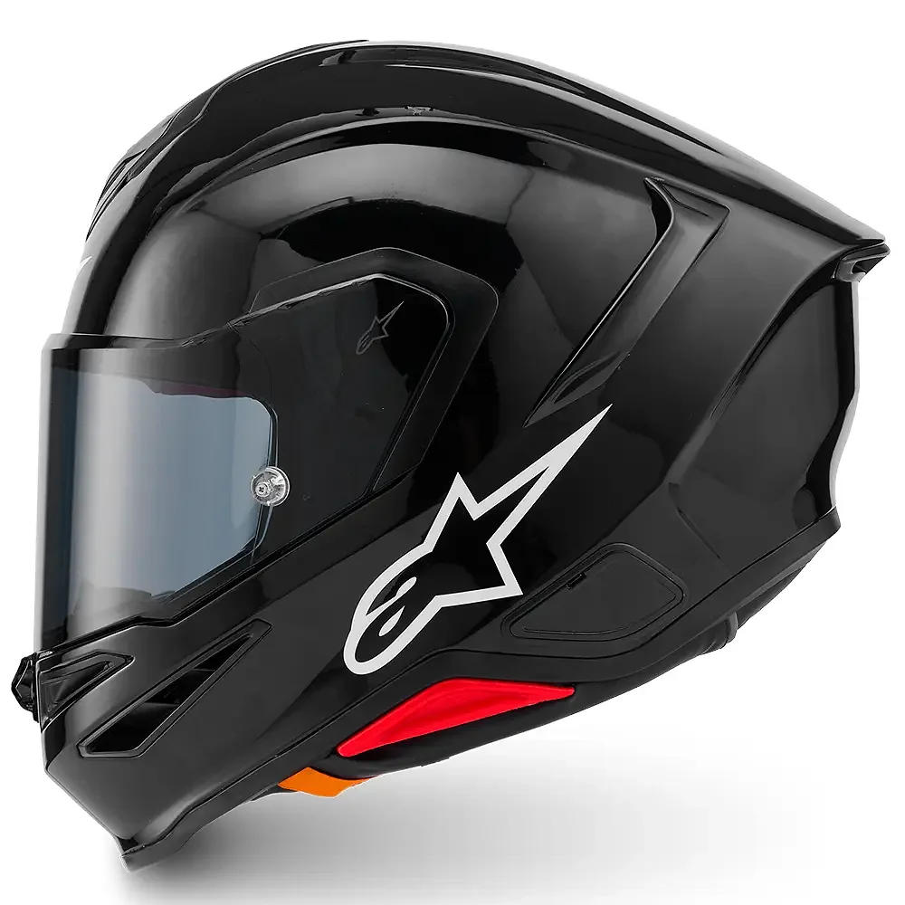 Detalle posterior y spoiler integrado del equipamiento S-R7 Sólido / Casco Alpinestars - Moto Garage Miami