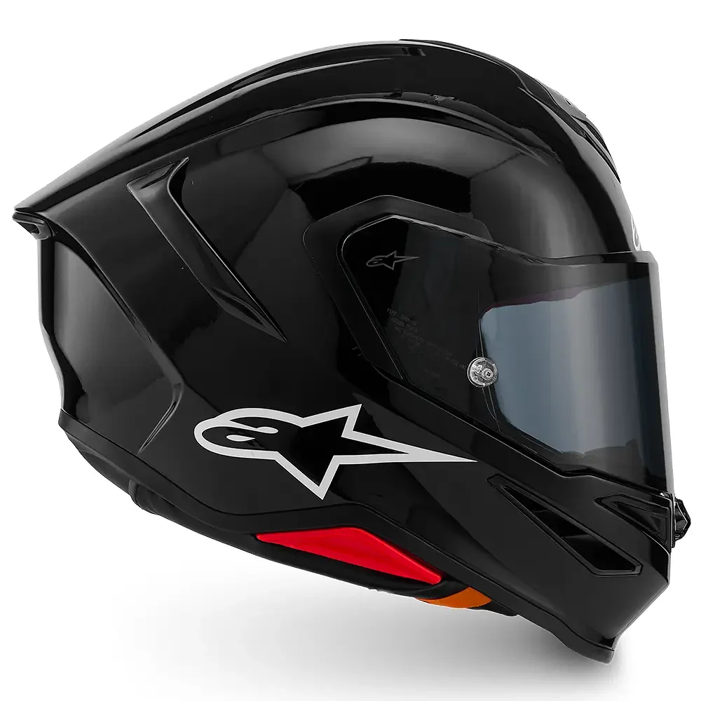 Acabados interiores y sistema de retención del modelo S-R7 Sólido / Casco Alpinestars - Moto Garage Miami