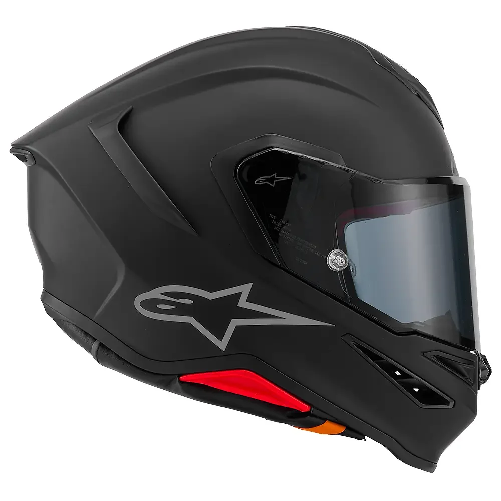 Acabados interiores y sistema de retención del modelo S-R7 Sólido / Casco Alpinestars - Moto Garage Miami