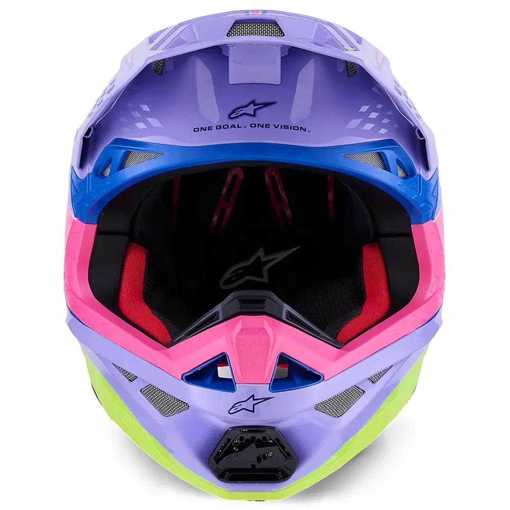 Perfil aerodinámico y sistema de ventilación del SUPERTECH M10 Jett Lawrence R01 Casco Alpinestars - Moto Garage Miami