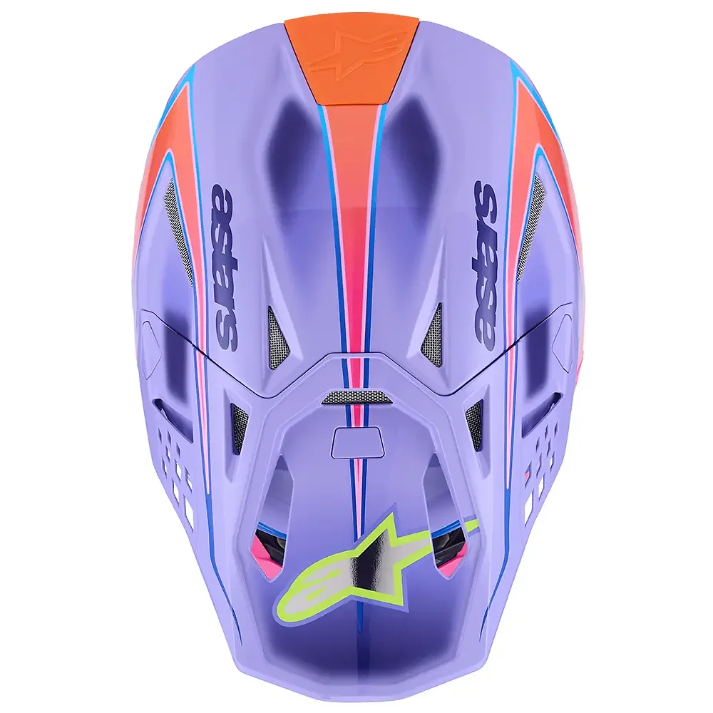 Perfil aerodinámico y sistema de ventilación del SUPERTECH M10 Jett Lawrence R01 Casco Alpinestars - Moto Garage Miami
