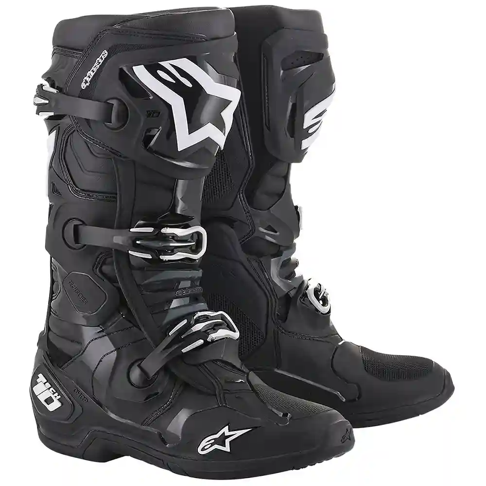Toma estructural y acabado gráfico Negro, 14 del modelo TECH 10 Botas - Moto Garage Miami