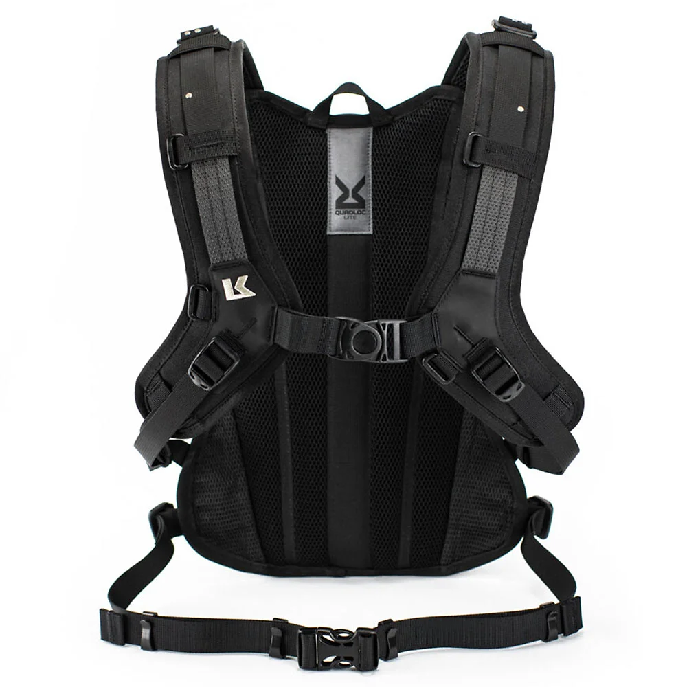 Vista frontal y diseño de calota del Mochila TRAIL 9 ADVENTURE - Moto Garage Miami