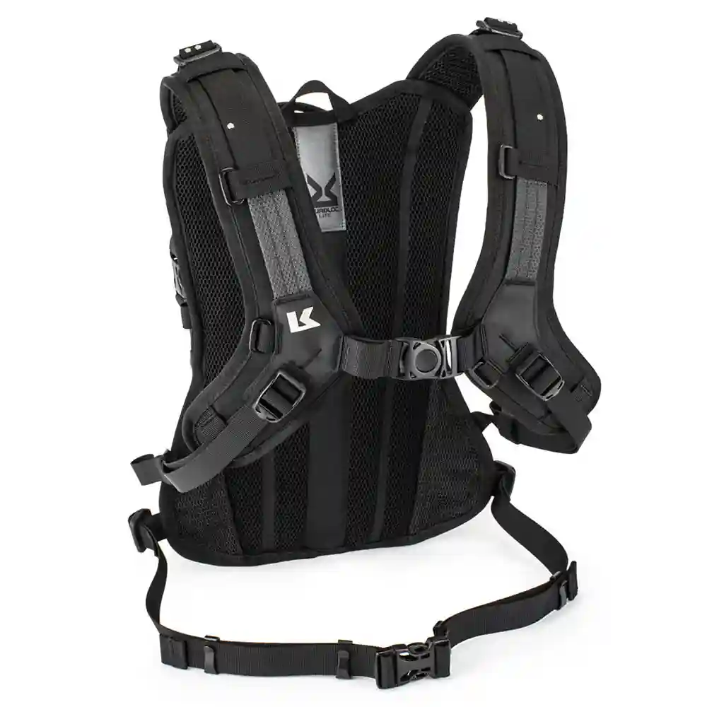 Perfil aerodinámico y sistema de ventilación del Mochila TRAIL 9 ADVENTURE - Moto Garage Miami
