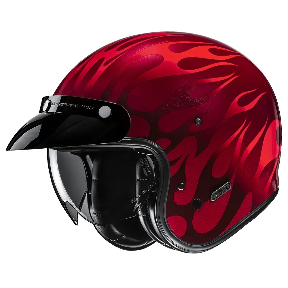 Perfil aerodinámico y sistema de ventilación del V31 FIRO - Moto Garage Miami