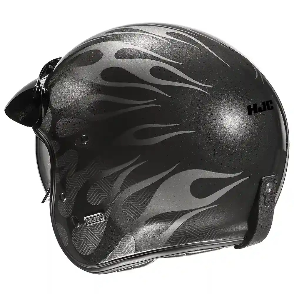 Vista frontal y diseño de calota del V31 FIRO - Moto Garage Miami