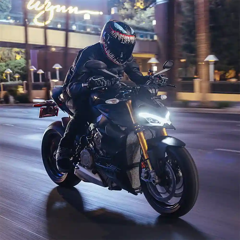 Acabados interiores y sistema de retención del modelo RPHA 12N VENOM III / Casco HJC - Moto Garage Miami