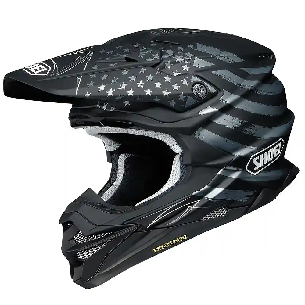 Toma estructural y acabado gráfico 2XL del modelo VFX-EVO FAITHFUL Casco - Moto Garage Miami