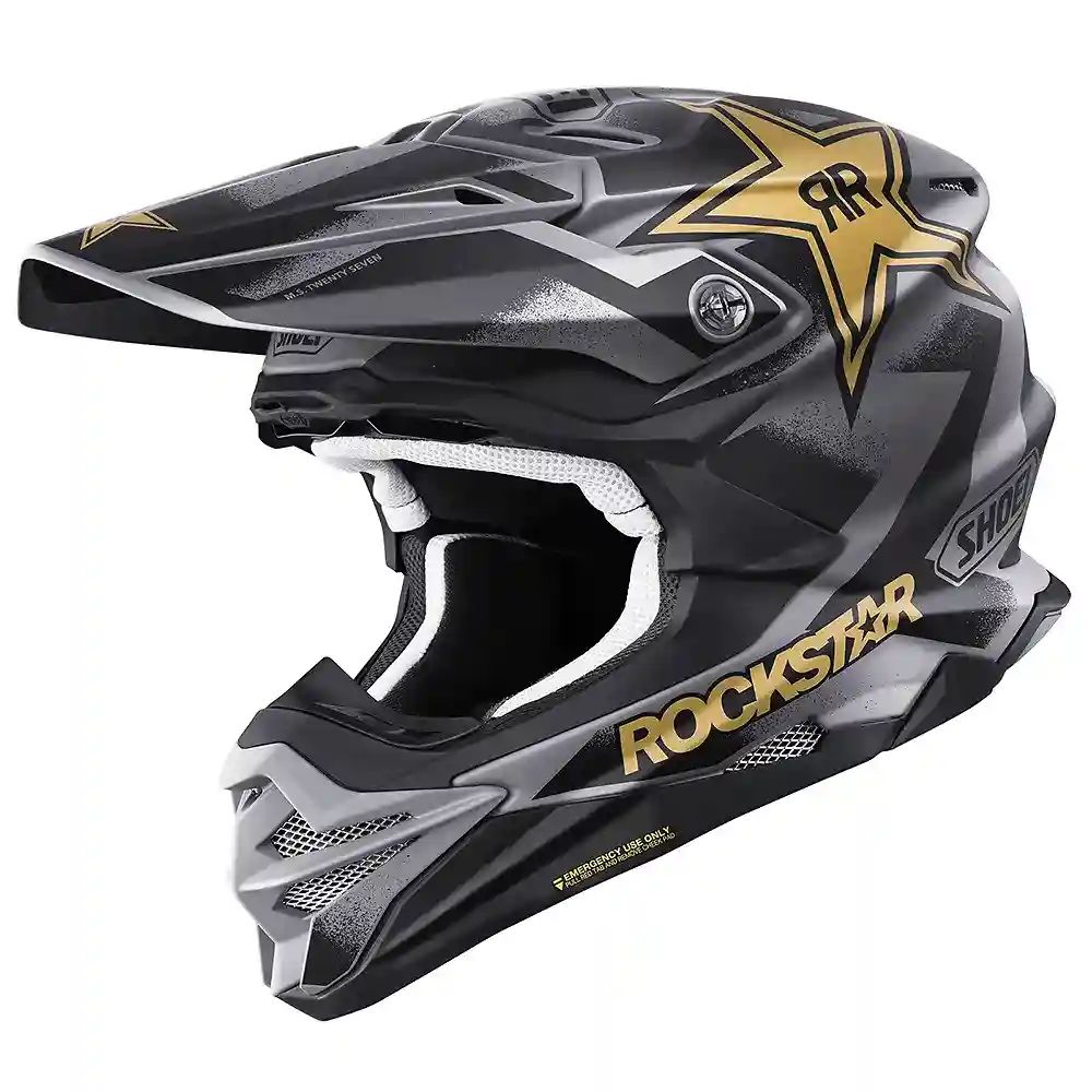 Materiales y estética visual de la versión 2XL del VFX-EVO Malcolm Stewart 27 / Casco - Moto Garage Miami