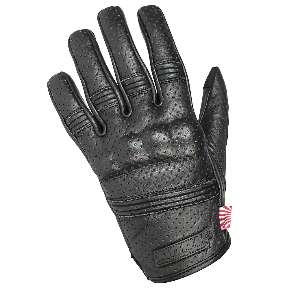Detalle de pintura y diseño en tonalidad L del DORO Mujer / Guantes - Moto Garage Miami