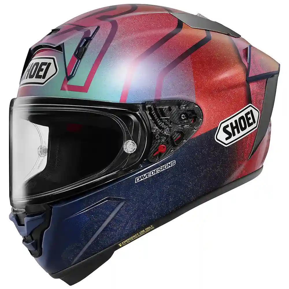 Materiales y estética visual de la versión 2XL del X-FIFTEEN MARQUEZ HOLI / Casco - Moto Garage Miami