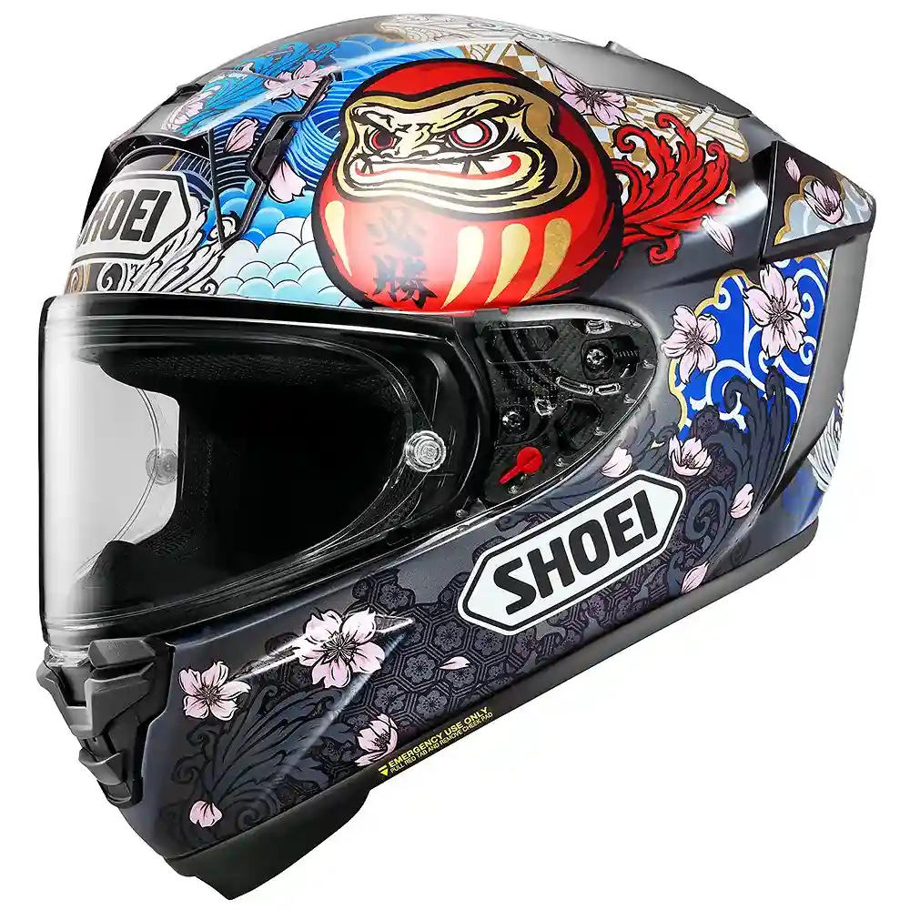 Toma estructural y acabado gráfico 2XL del modelo X-FIFTEEN MARQUEZ MOTEGI 5 / Casco - Moto Garage Miami